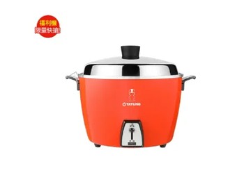 【福利品】原廠盒裝九成五新_大同10人份電鍋(紅) TAC-10L-DRU(全配版)