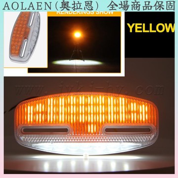 大貨車LED流水邊燈2v超亮照地防水示寬掛車側燈卡車腰燈轉向燈