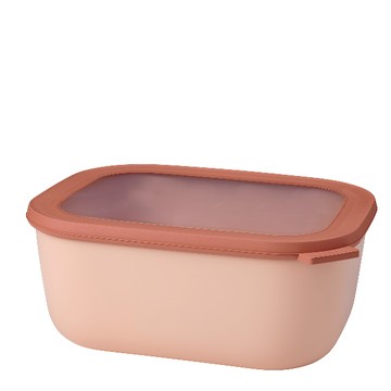 Mepal Cirqula 方形密封保鮮盒 3L(深)-粉