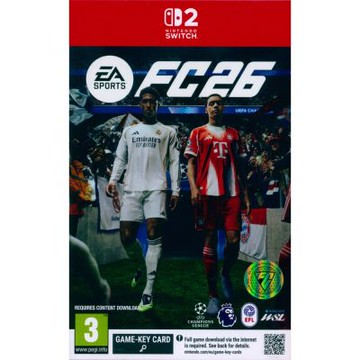 FC26 國際足盟大賽 26 EA SPORTS FC 26 FIFA26 - NS2 Switch2 中英日文歐版 鑰匙卡