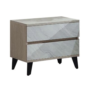 文創集 蘿珊1.6尺二抽床頭櫃-48x40x45cm免組