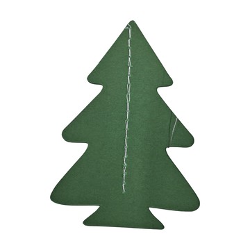 WARM HOUSE DECOR 暖&和家居 超可愛小 10顆立體聖誕樹掛旗 2.5m長紙質  豎款 閃金色  2條