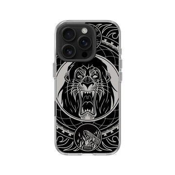 iPhone 16 Pro Clear Case（相機按鈕） 透明 - Disney Villains - 獅子王 — 刀疤咆哮