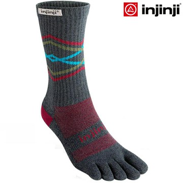 Injinji Trail 野跑避震吸排五趾中筒襪/鐵人襪 NAA3794 山稜線