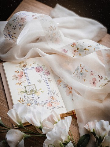 珊瑚栗色 - 和紙膠帶(特油含離型紙)