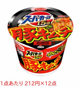 ★まとめ買い★　エース SC1.5 新豚キムチラーメン 107G　×12個