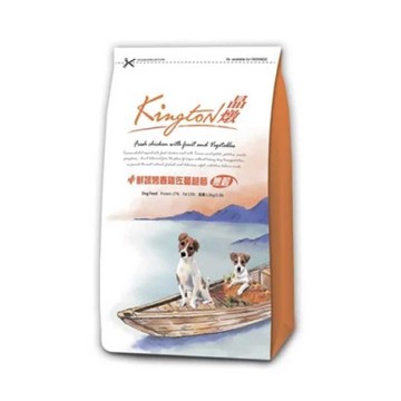 Kingston晶燉無穀狗-27%Protein鮮蔬烤春雞佐蔓越莓 1.5KG x 2入組