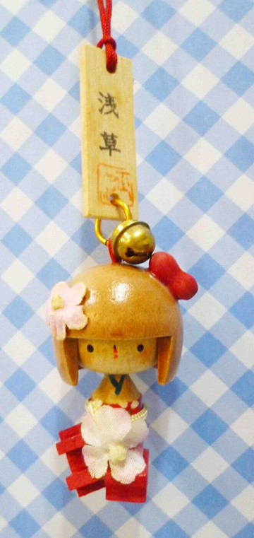 【震撼精品百貨】日本淺草吊飾-和服花 震撼日式精品百貨