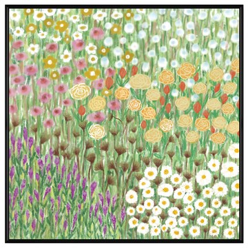 菠蘿選畫所 春天氣息 BFFD6604B 掛畫 60 x 60cm 黑色框 - 居家裝飾藝術品  春天氣息 黑框