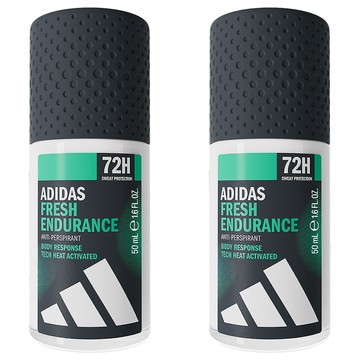adidas 愛迪達 男用制汗滾珠 清爽長效 50ml  2瓶