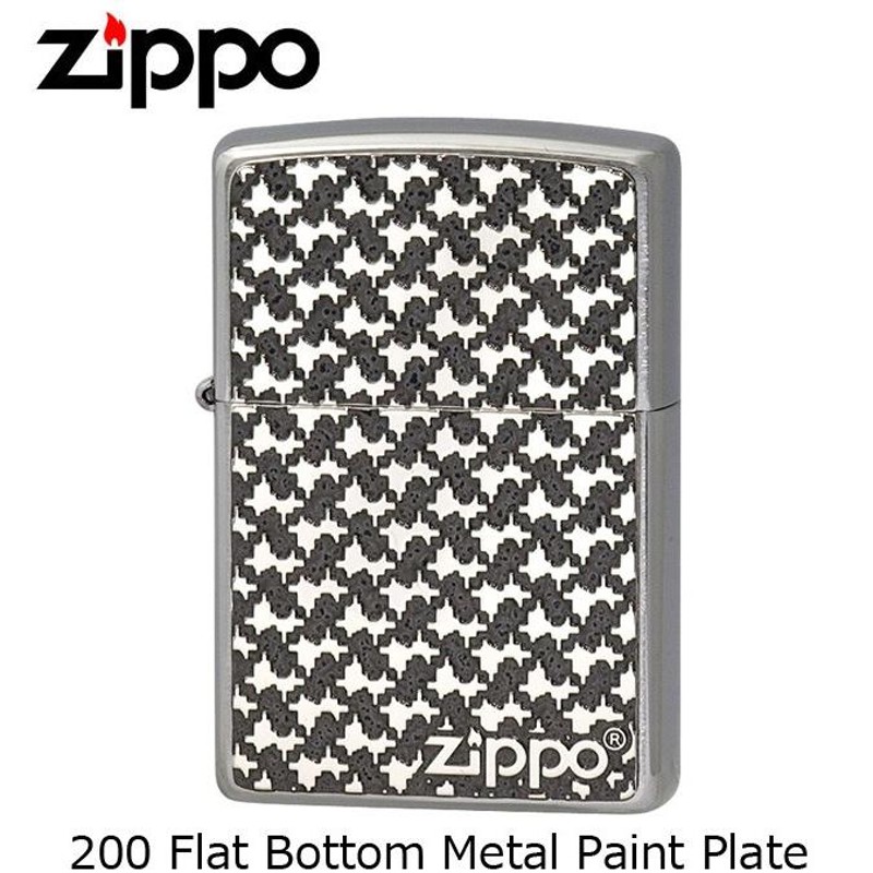 zippo ジッポ ジッポー 2MPP-Pattern GY WN&Paint グレー 200 フラット