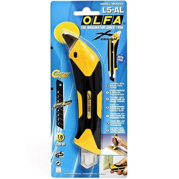 OLFA 【南紡購物中心】 日本製造易握X系列大型美工刀L5-AL