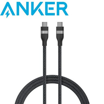 ANKER A82E 240W 0.9M 極耐用 USB-C充電線 黑