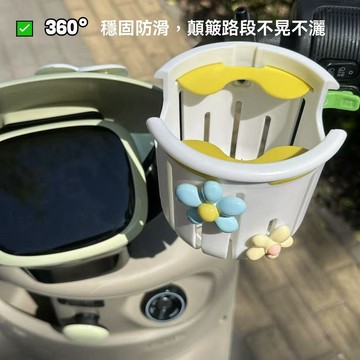 【臺灣出貨】電動車水杯架萬能型通用嬰兒童車放東西置物神器山地自行車水壺架