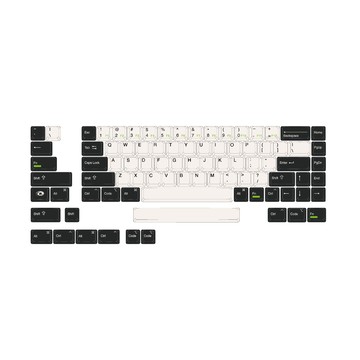 【VortexKeyboard】Graphite 石墨 OEM PBT 五面熱昇華鍵帽組 (93鍵) 注音倉頡/韓文