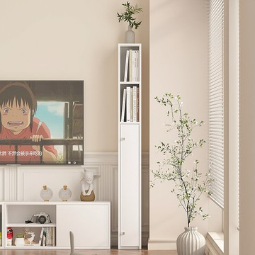 免稅開票 窄邊櫃 新款夾縫收納櫃超窄置物架收納架靠墻窄櫃邊櫃窄縫置物櫃帶門書櫃SS61公司貨