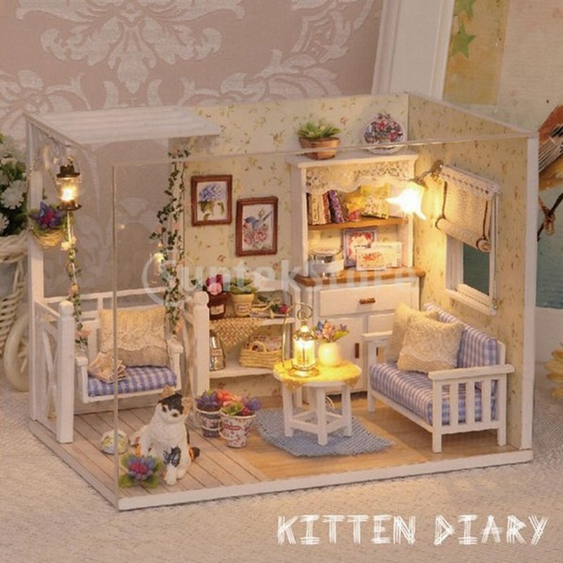 ドールハウスキット Diyミニチュアドールハウス 1 24 木製手作り 初心者 家具モデル キッズ おもちゃ Diyミニチュア 子供 誕生日 プレゼント 通販 Lineポイント最大0 5 Get Lineショッピング