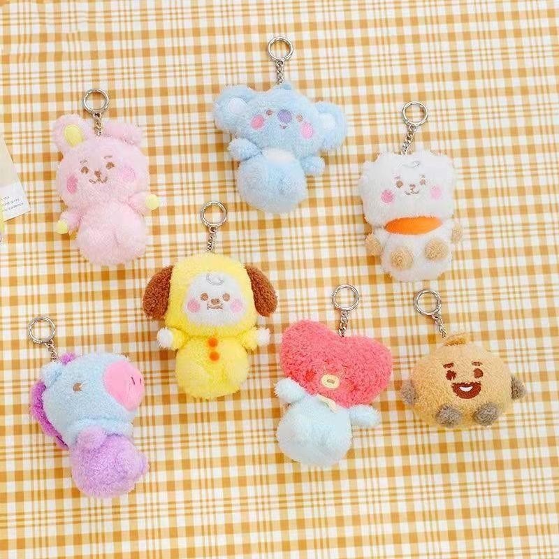 BT21 防弾少年団 BTS バンタン キーリング ぬいぐるみ キーホルダー グッズ キーチェーン アクセサリー 携帯 鍵 自動車飾り おしゃれ 小物  飾り 人気 可愛い | LINEブランドカタログ