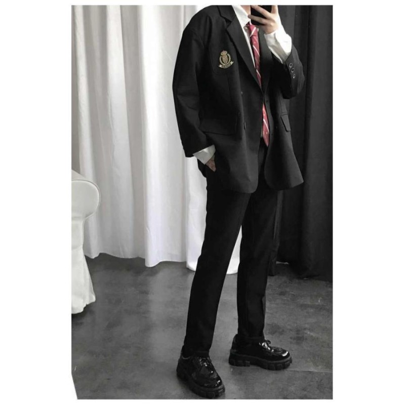 制服 学生服 スクール ブレザー 上下セット 4点セット 高校生 男子用ジャケット 高校制服 秋冬 スーツ 上着 中学生 男 |  LINEブランドカタログ