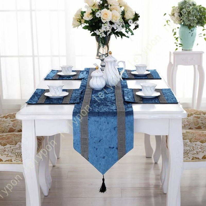 エレガントで豪華 1PCS/ロットスパンコールテーブルクロスキラキラと