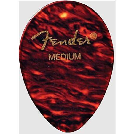 フェンダーClassic Celluloid Guitar Picks 354 Shape, Tortoise Shell, Medium, 12-P