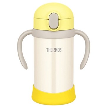 Thermos baby straw mug / FJL-350 Yellow White (YWH)