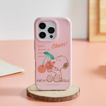 SNOOPY史努比櫻桃乾杯峽谷強悍MagSafe iPhone手機殼
