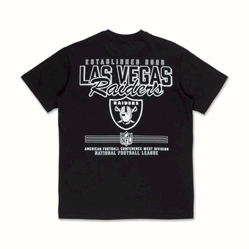 NEW ERA 男女 短袖上衣 ESSENTIAL FW25 拉斯維加斯突襲者 黑 NE14701220