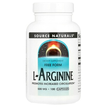 Source Naturals, L-精氨酸，遊離態，100 粒膠囊