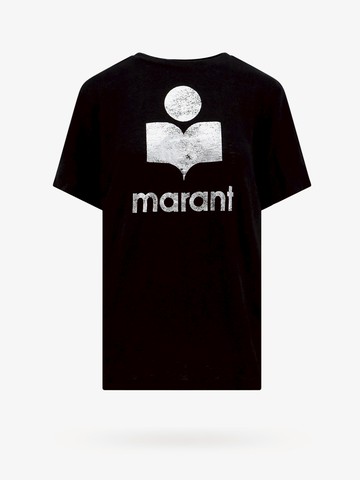 Zewel linen  t-shirt with frontal logo - MARANT ETOILE - gender_Woman