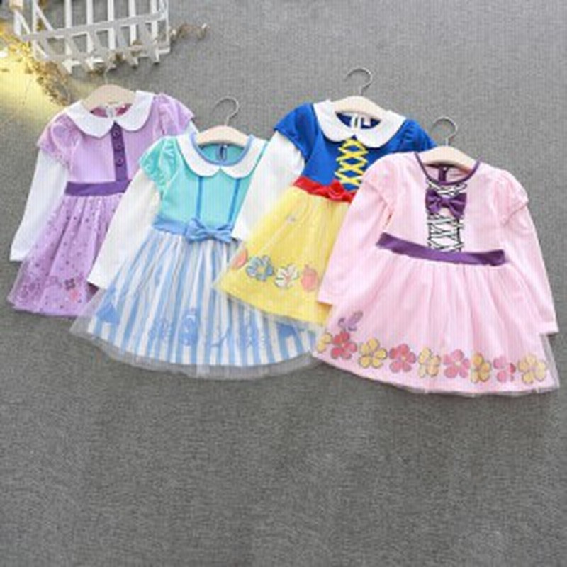 メール便送料無料 シンデレラ 白雪姫 ラプンツェル ソフィア 長袖 ハロウィン コスプレ ドレス ワンピース なりきり プリンセス 通販 Lineポイント最大1 0 Get Lineショッピング