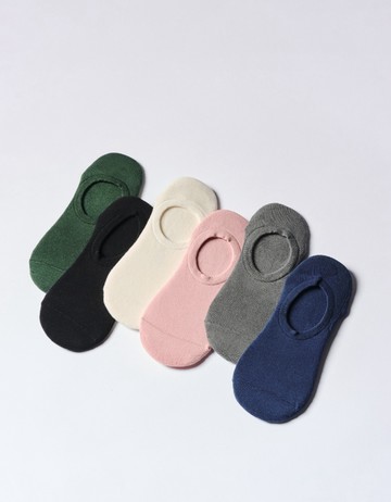 【限時免運6入組】Essential 日常氣墊隱形襪