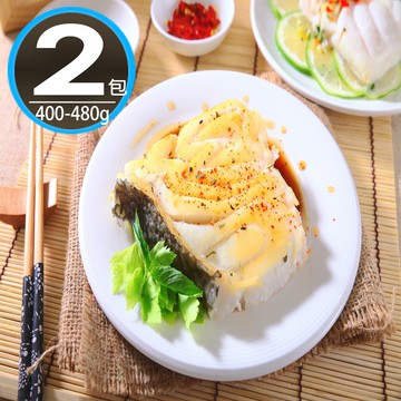 【華得水產】南極深海特大圓鱈片2包組(400-480g/包)