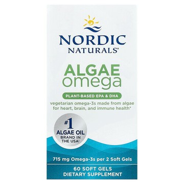 Nordic Naturals, 海藻 Omega，715 毫克，60 粒軟膠囊（每粒軟膠囊 357.5 毫克）