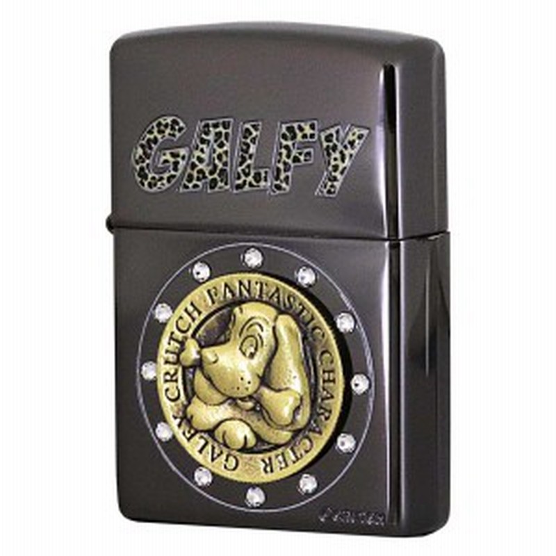 Zippo ジッポライター GALFY 200 Metal Emblem Leopard Black