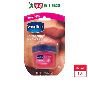 凡士林玫瑰瓶裝護脣膏0.25oz【愛買】