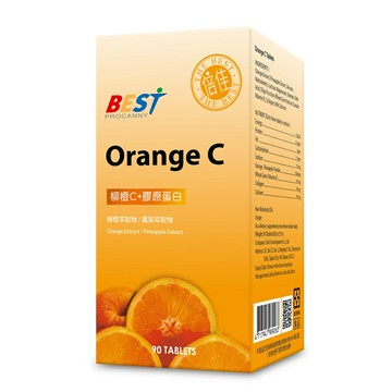 【詠晴中西藥局】倍佳柳橙C錠(錠狀食品) 含維生素C 口含或咀嚼皆可
