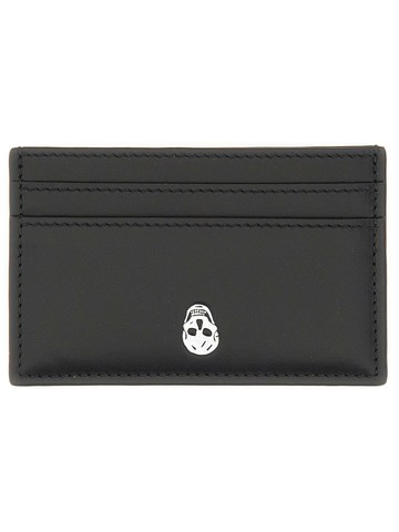 alexander mcqueen card holder "skull"