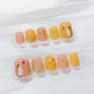 日系兔兔賞花穿戴甲