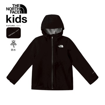兒童黑色FUTURELIGHT防水透氣衝鋒衣｜8C8VJK3
