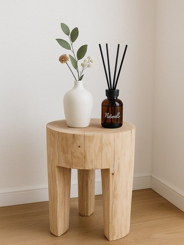源自原木的天然實木凳 擁抱自然的室內擺飾