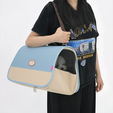 韓國【ParisDog】簡約圓頂寵物外出包 (寵物背包 寵物側背包)