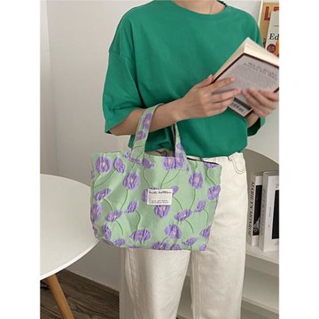 佑木浮雕可愛手拎便當飯盒包袋