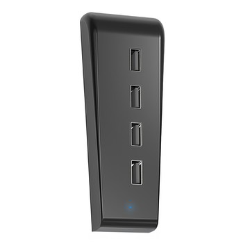 DOBE PS5 USB2.0 HUB 擴充分線器 副廠 黑色 尺寸4.8*3.3*15.2cm 重量60g  1個