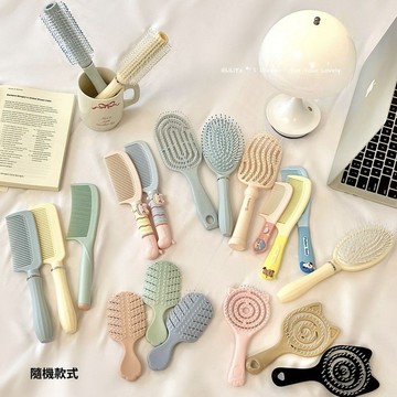 🥇隔日達出💎氣墊梳氣囊按摩梳家用學生黨防靜電不打結女士專用順發梳子隨機款