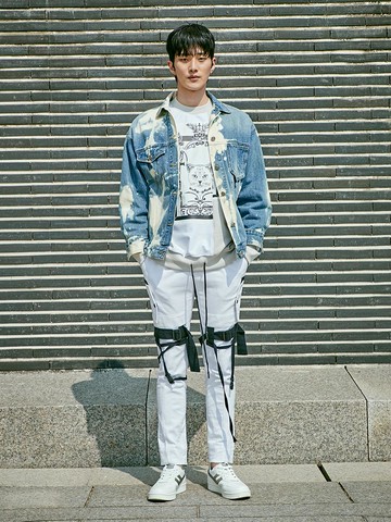 Oversized Custom Washed Denim Jacket