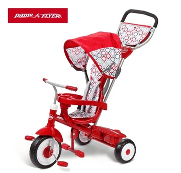 美國 RadioFlyer紅瓢蟲四合一三輪推車 ULTIMATE 4-IN1 STROLL N TRIKE