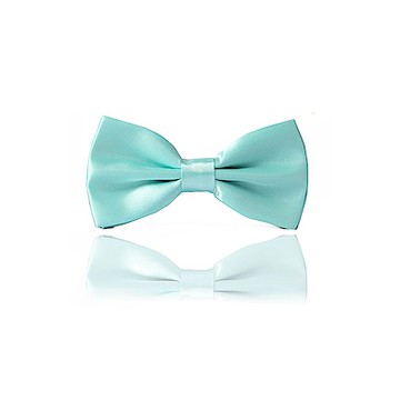 拉福  亮面新郎結婚領結 (兒童蒂芬尼藍)