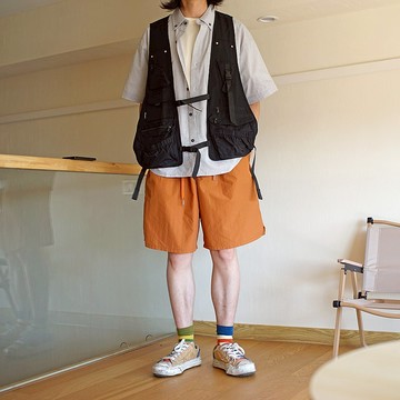 戶外露營防水多袋機能釣魚馬甲背心 / 情侶 / 中性 / oversize