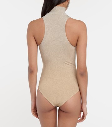 Wolford Fading Shine turtleneck bodysuit